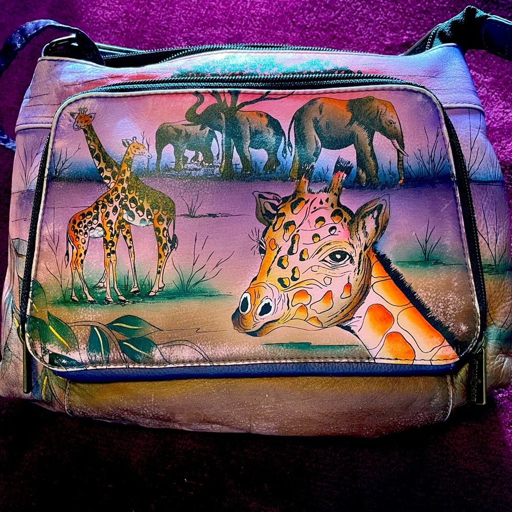 Anuschka- Crossbody 11 X 8, Purple/Lavender